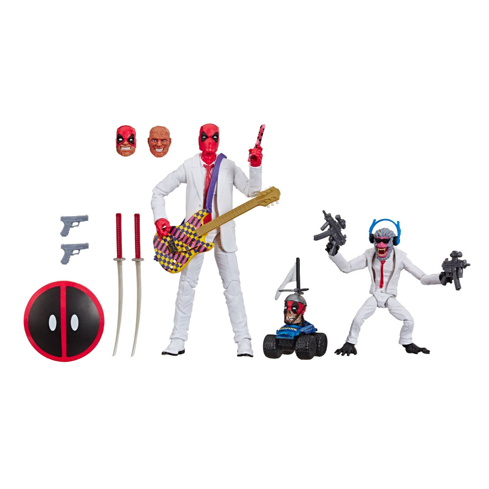Set 2 Figurine Articulate Marvel Legends Series Deadpool & Hit-Monkey 8-15 cm
