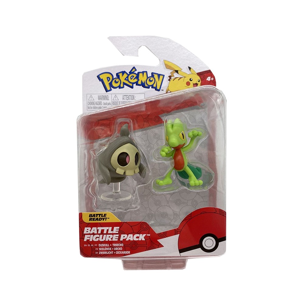 Set 2 Figurine Articulate Pokemon Treecko & Duskull