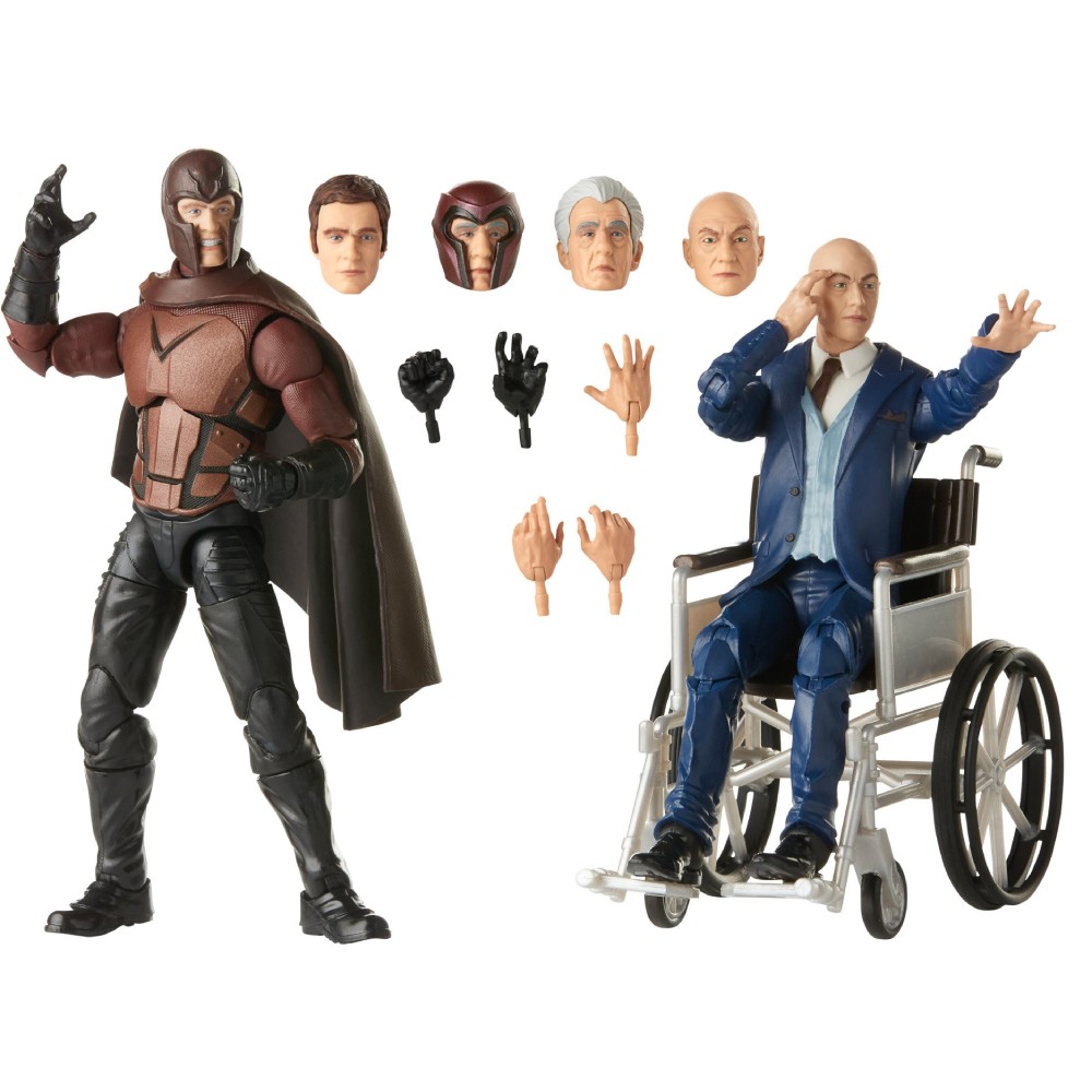 Set 2 Figurine Articulate X-Men Movie Legends 6 inch Magneto & Prof X - imagine 2