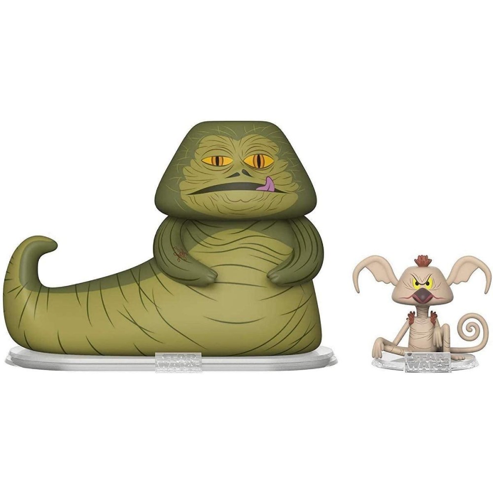 Set 2 Figurine Funko Vynl - Star Wars - Jabba & Salacious Crumb 10 cm