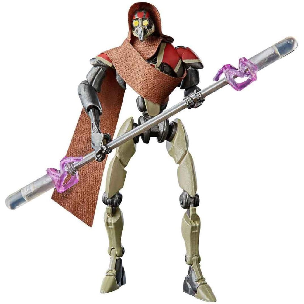 Set 3 Figurine Articulate Star Wars Vintage 3.75 Gaming Greats Jedi Survivor - imagine 5