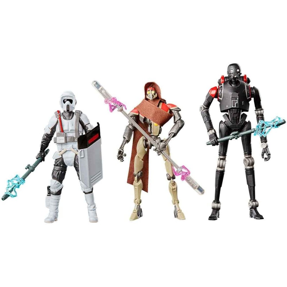 Set 3 Figurine Articulate Star Wars Vintage 3.75 Gaming Greats Jedi Survivor