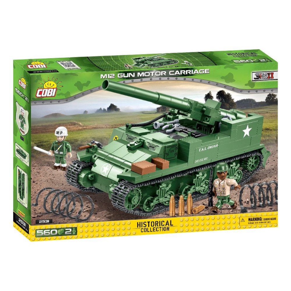Set de Constructie Cobi M12 Gun Motor Carriage