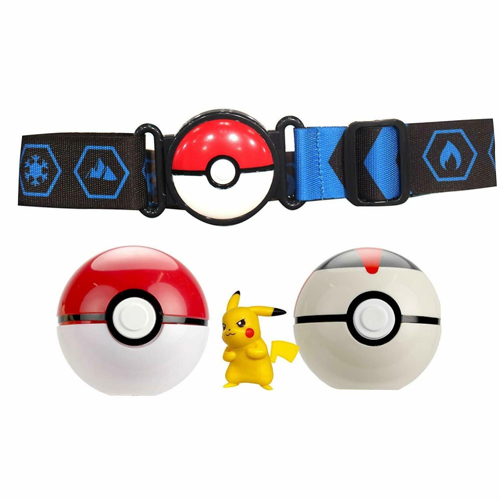 Set Pokemon Clip 'N' Go Poke Ballbelt - Pikachu - imagine 2