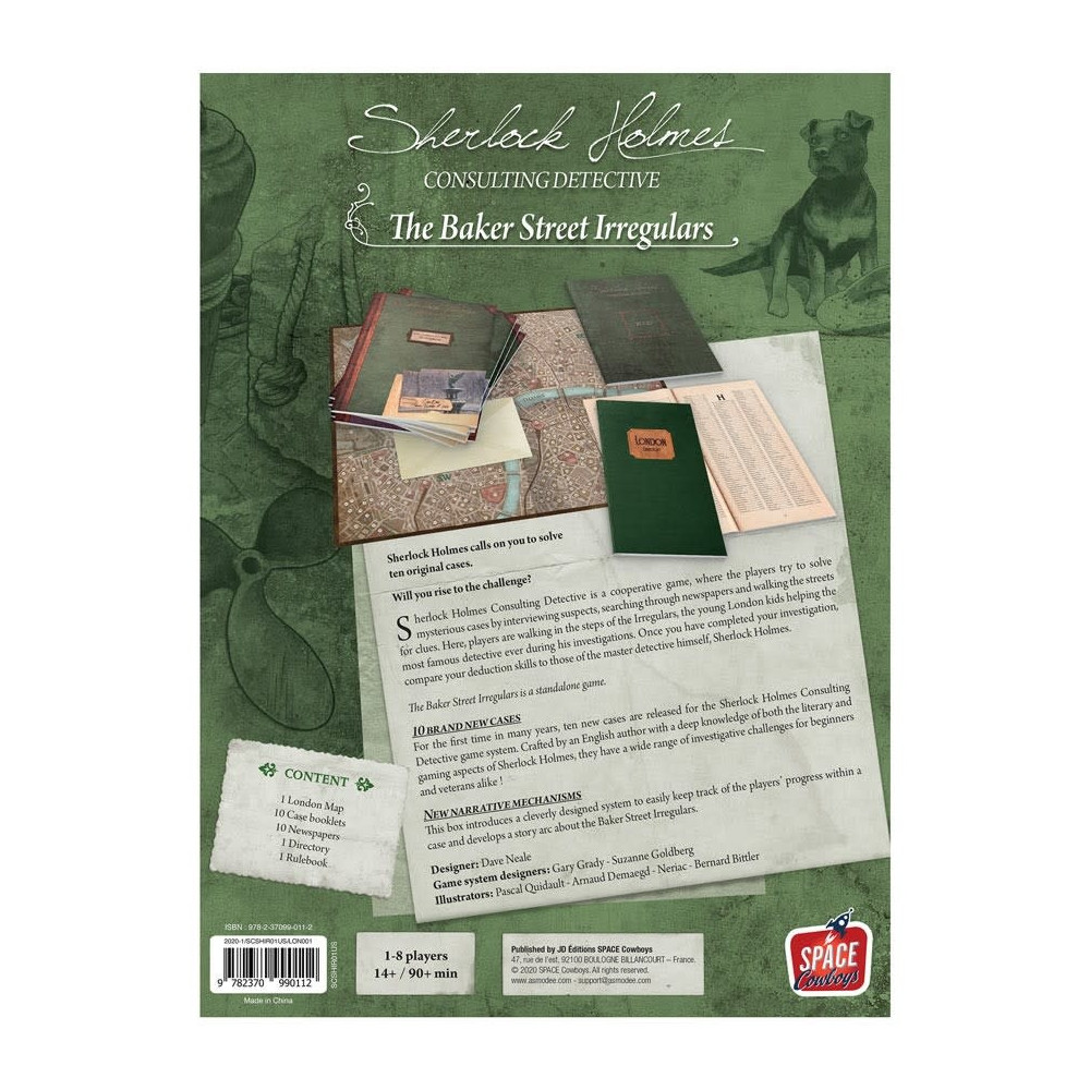 Sherlock Holmes Consulting Detective The Baker Street Irregulars - imagine 2