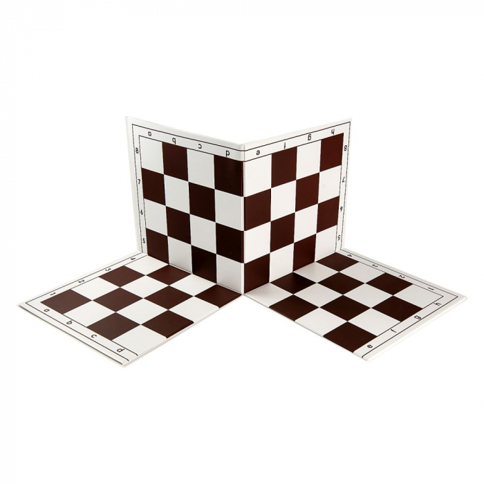 Tabla de sah din plastic pliabila in 4 - Maro