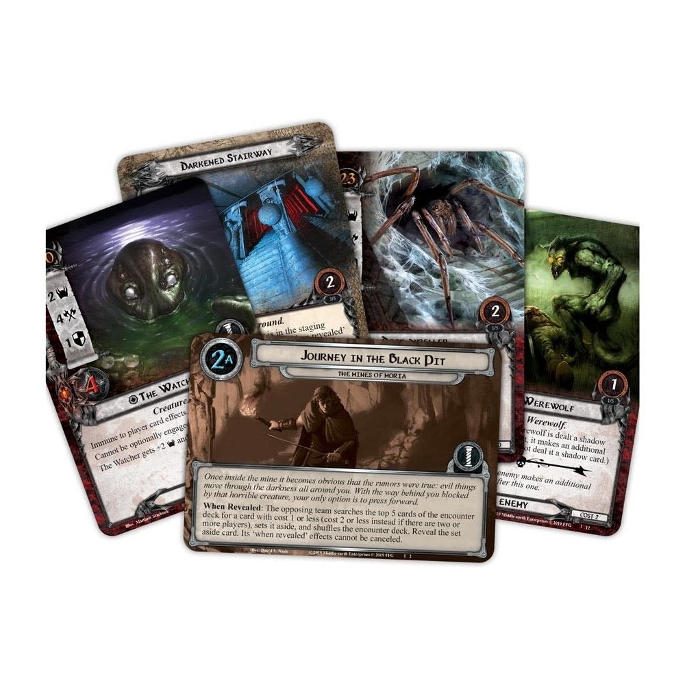 The Lord of the Rings The Card Game – The Mines of Moria Custom Scenario Kit - imagine 2