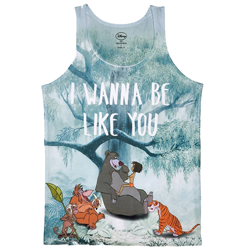 Top: The Jungle Book Sublimation I Wanna Be Like You