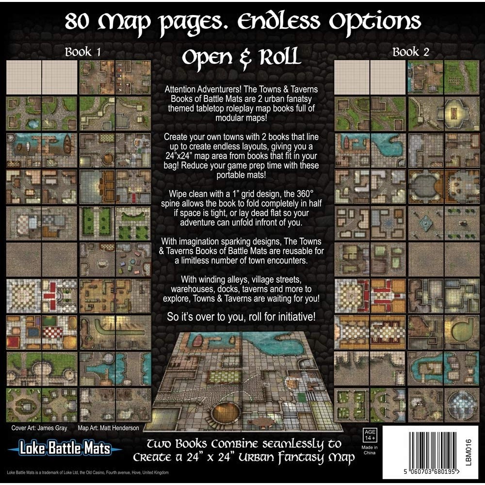 Towns & Taverns Books of Battle Mats - imagine 2