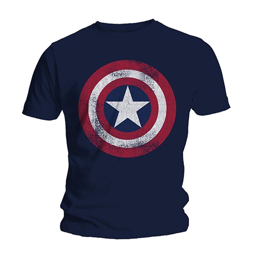 Tricou Captain America - Shield Distressed