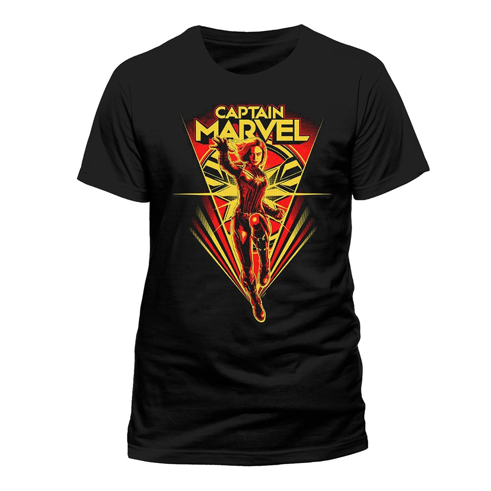 Tricou Captain Marvel - Flying V