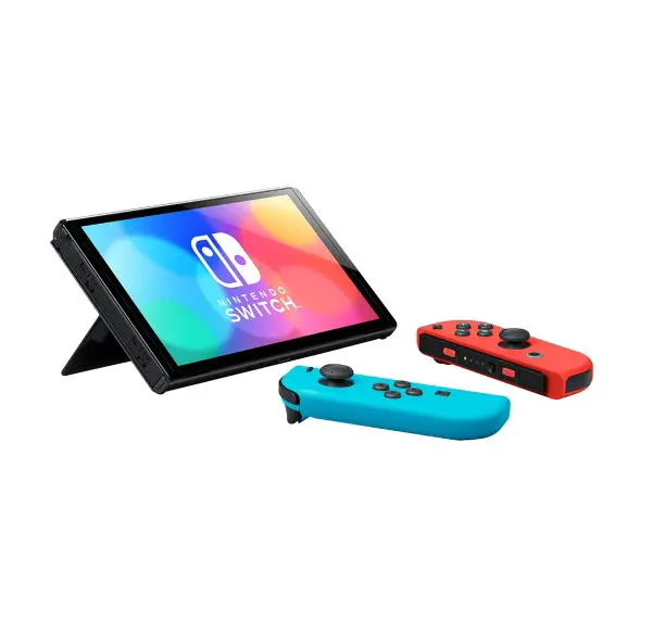 Consola OLED NINTENDO Switch Neon, 64GB (Albastru/Rosu)