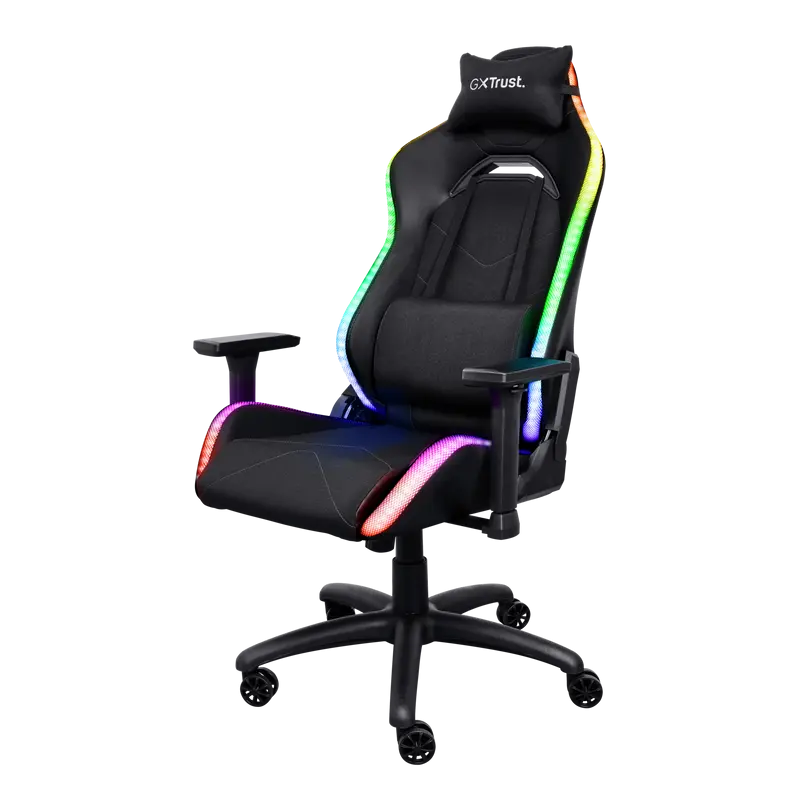 Scaun gaming Trust RGB GXT 719 Ruya (Negru)
