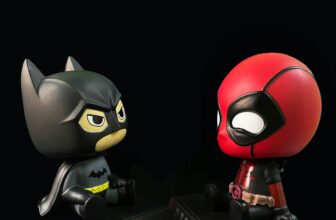 red and black batman action figure