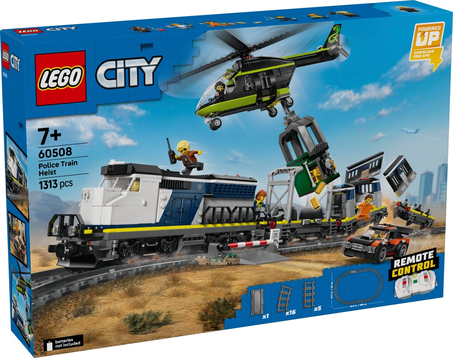 LEGO® City - Jaf in trenul politiei (60508)