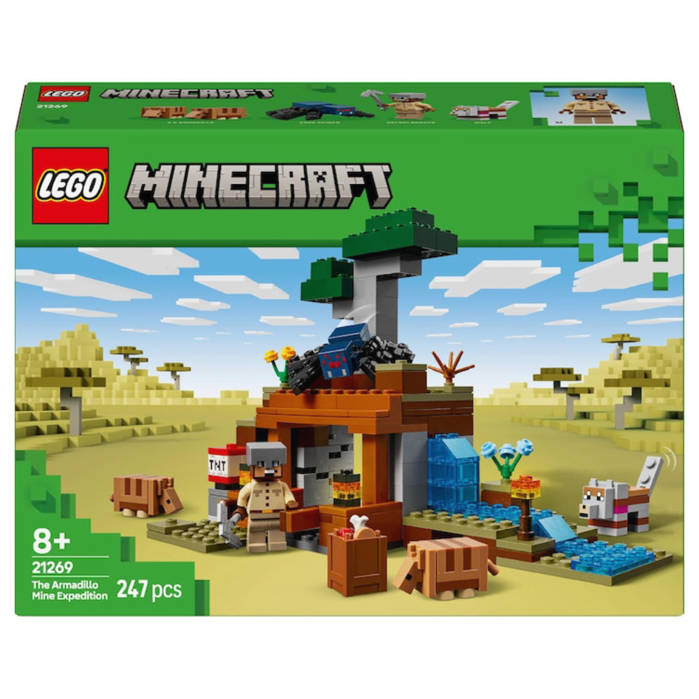 Lego Minecraft - Expeditia de minerit cu Tatu 21269