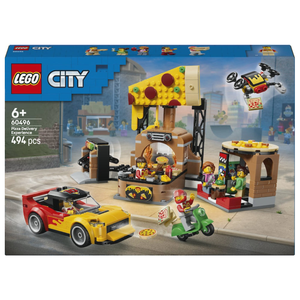 Lego City - Experienta livrarii de pizza cu vehicule (60496)