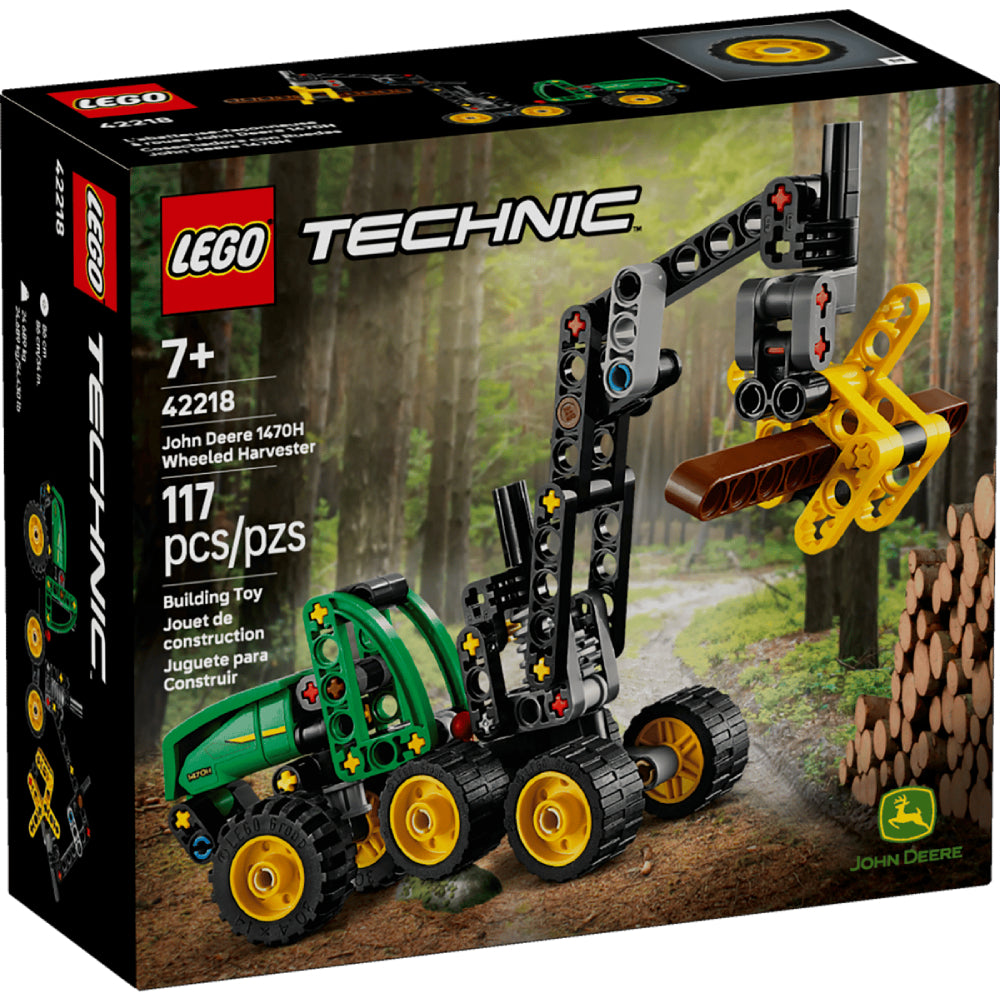 Lego Technic - Utilaj de taiat si stivuit copaci John Deere 1470H (42218)