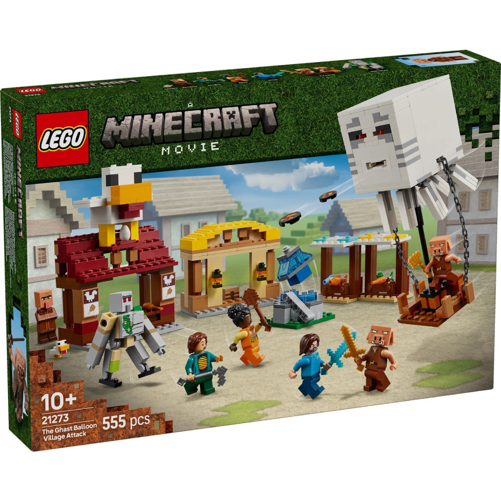 Lego Minecraft - Atacul Baloanelor Ghast asupra Satului (21273)
