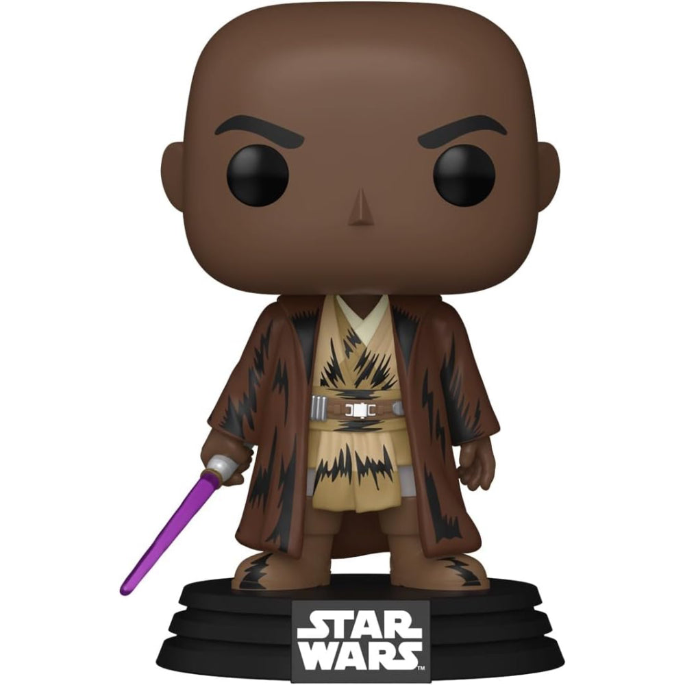 Figurina Funko POP! Star Wars Mandalorian & Grogu - Mace Windu (Retro)