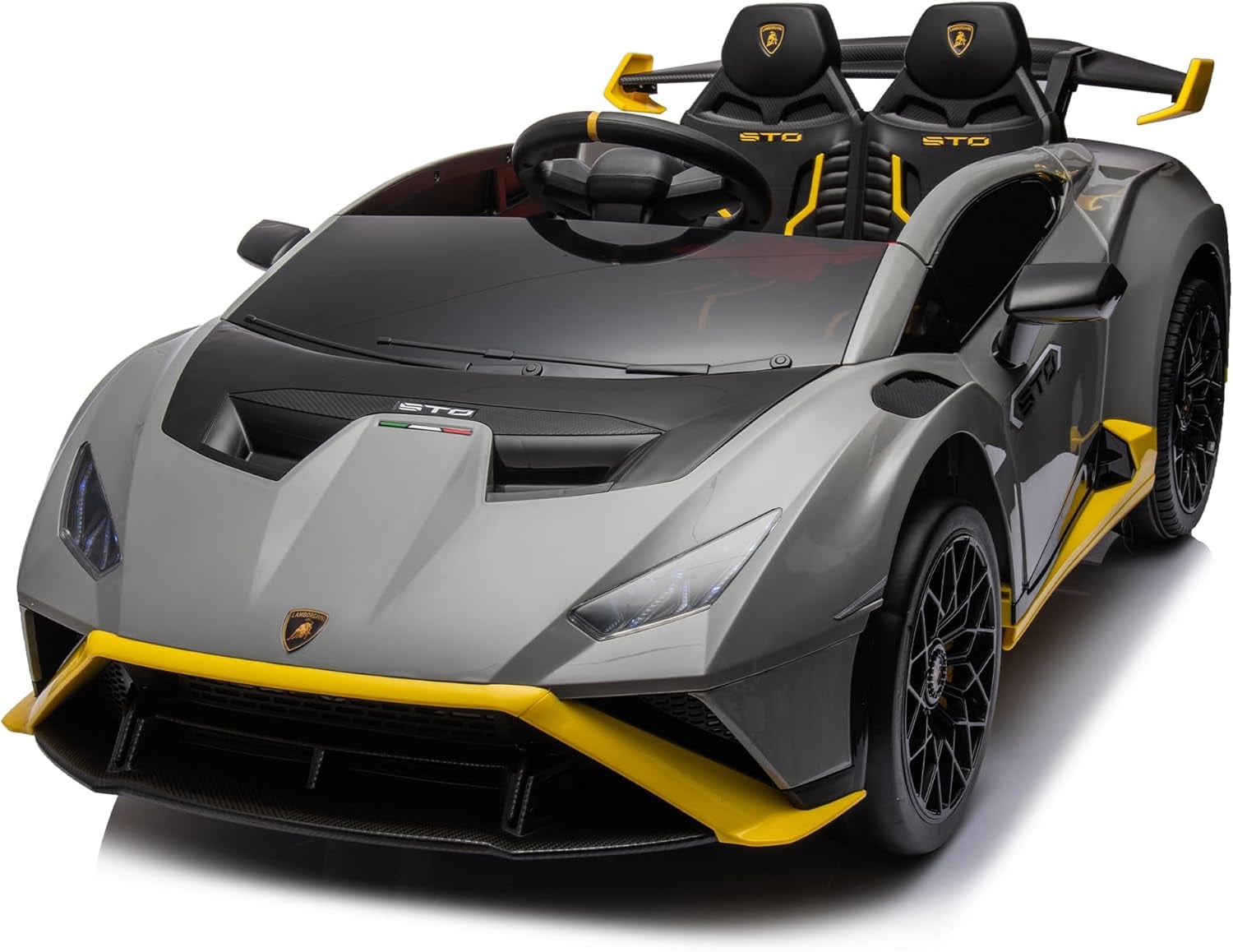 Mașinuță electrică Lamborghini Huracan Sto, 12V, 80W