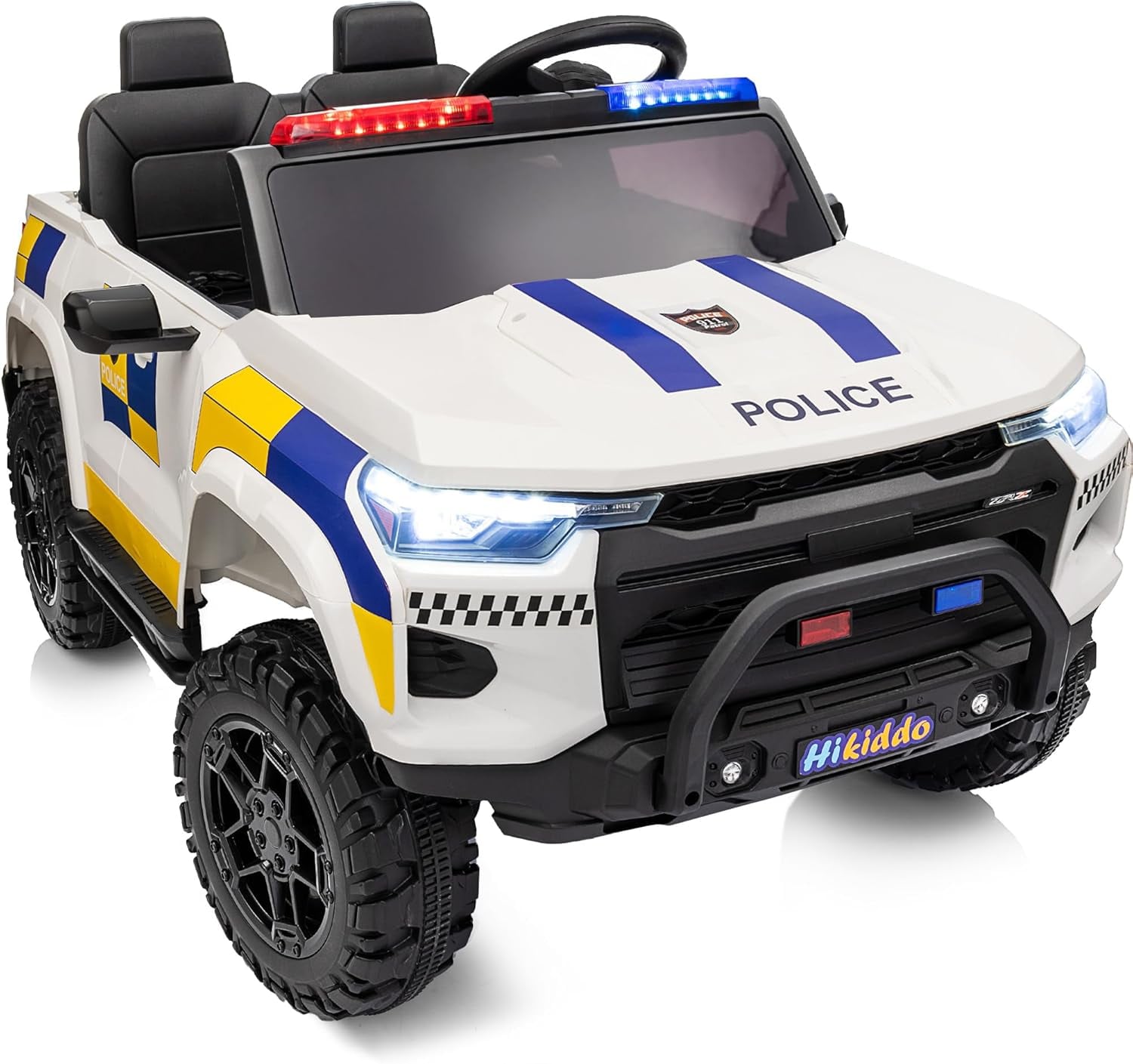 Mașinuță electrică Kinderauto Police Patrol, 24V, 800W, 2 locuri