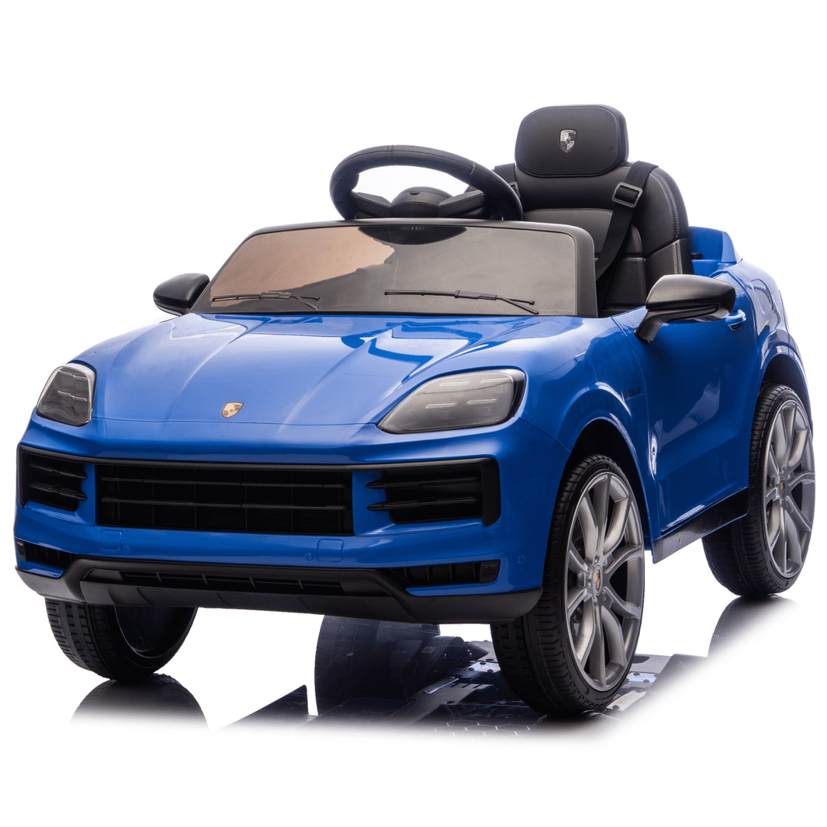 Mașinuță electrică Porsche Cayenne Tapitat, 12V, 70W