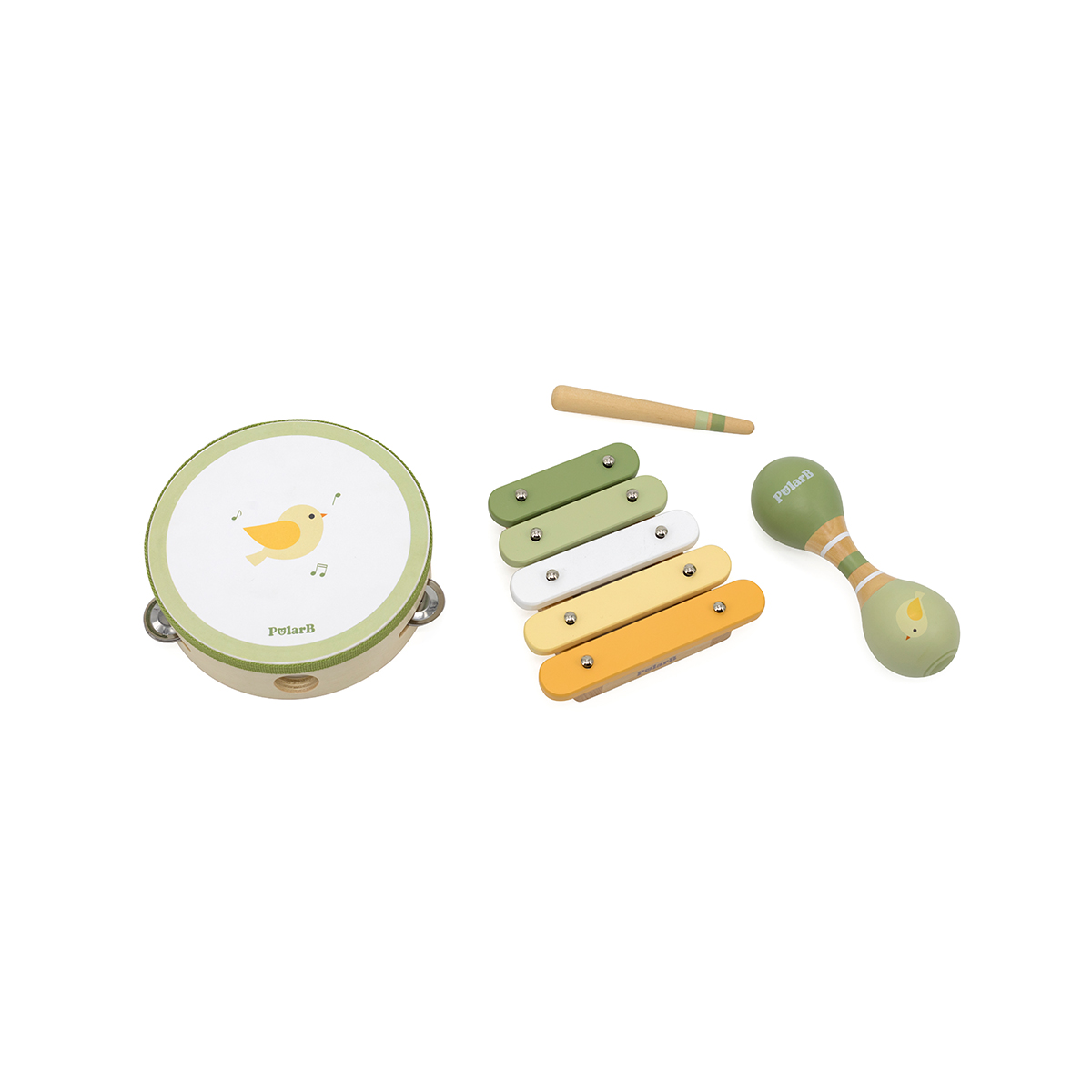 Set de instrumente muzicale, Viga, PolarB, Pasari