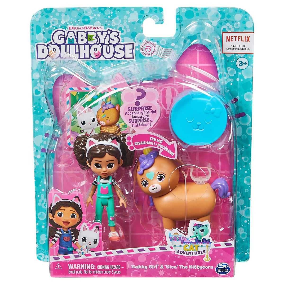 Set de joaca Gabbys Dollhouse, Gabby Girl si Kico  Kittycorn