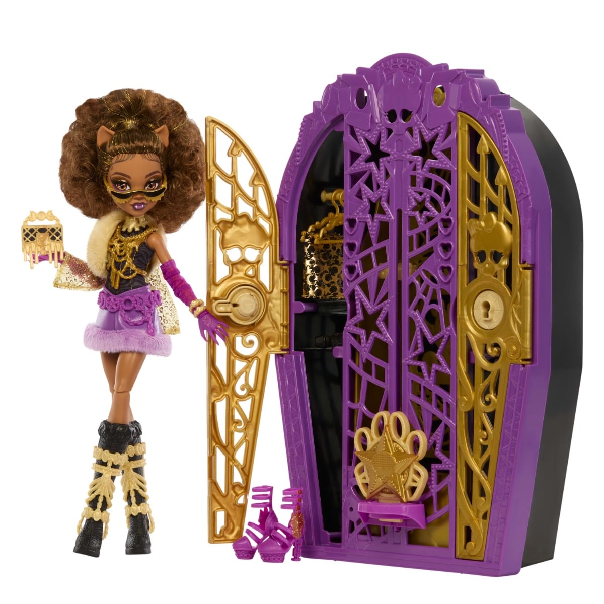 Papusa Monster High, Clawdeen, Skulltimate Secrets, JBG80