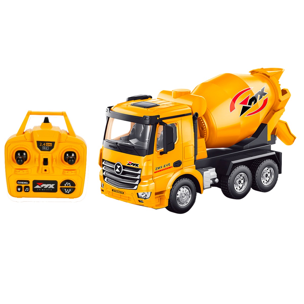 Betoniera cu telecomanda si lumini, Suncon, Cement Mixer Truck, 1:18