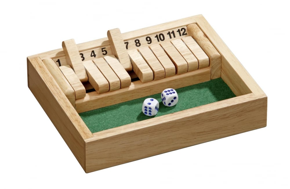Shut the Box, 12 numere, mic, joc de calatorie