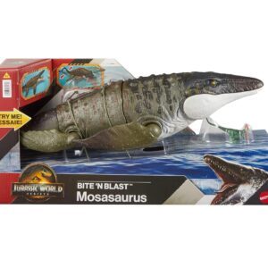 Figurina articulata, Jurassic World Rebirth, Bite N Blast, Mosasaurus, JCH00