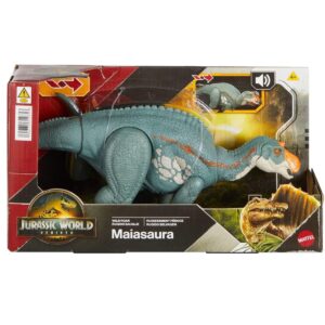 Figurina articulata, Jurassic World Rebirth, Wild Roar, Maiasaura, JGC82