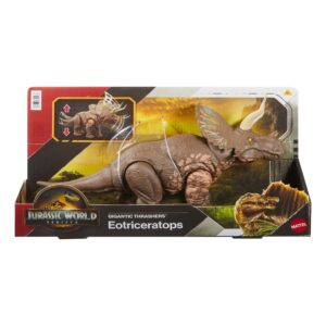 Figurina articulata, Jurassic World Gigantic Thrashers, Eotriceratops, JGB93