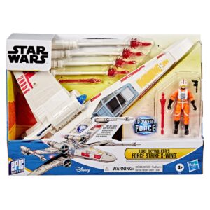 Set figurina si avion, Star Wars, Luke Skywalker, Force Strike X-Wing, G0768