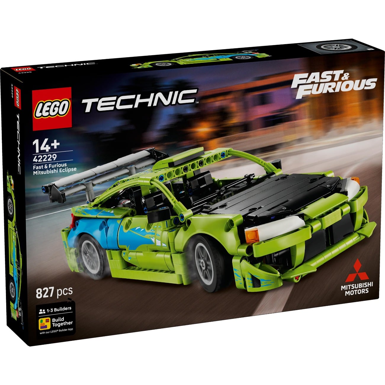 LEGO® Technic - Masina Mitsubishi Eclipse din Fast and Furious (42229)