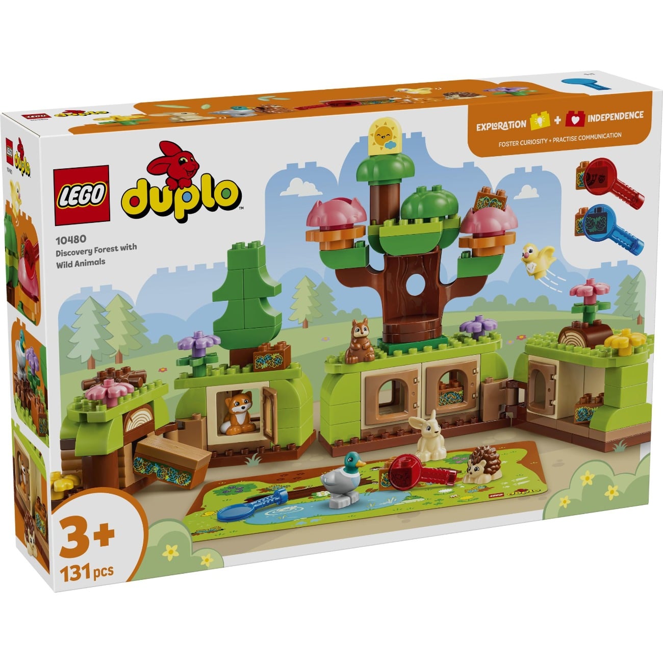 LEGO® DUPLO - Padurea descoperirilor cu animale salbatice (10480)
