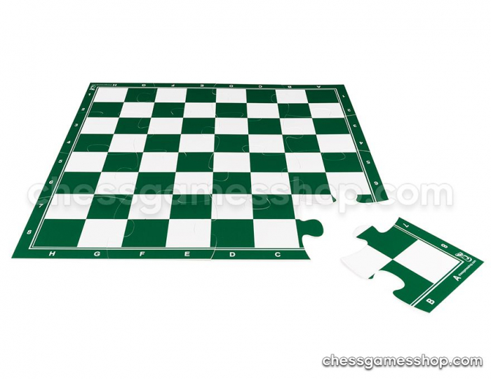 Tabla de sah tip puzzle verde