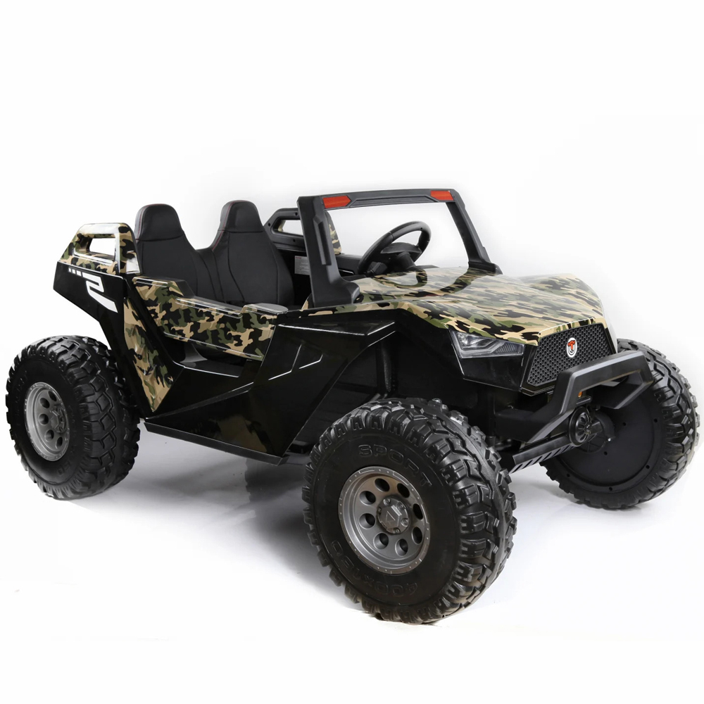 Buggy electric Kinderauto Xxl Camuflaj, 24V, 500W, 4 locuri