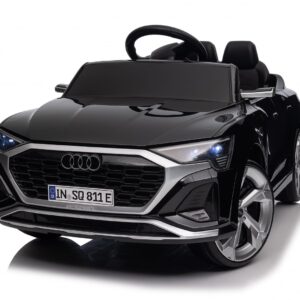 Masinuta electrica pentru copii, licenta Audi SQ8 70W 12V echipare premium, neagra