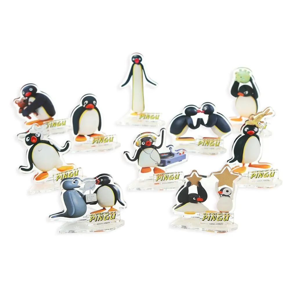 Figurină acrilică Pingu, model surpriză — fotografie Magazinul oficial Pingu Japonia