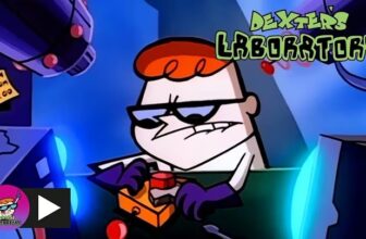 Dexter în laboratorul său — imagine din serialul original Cartoon Network
