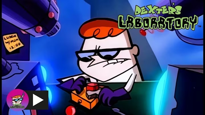 Dexter, în imaginea de prezentare a ghidului Cartoon Network LuLuToys