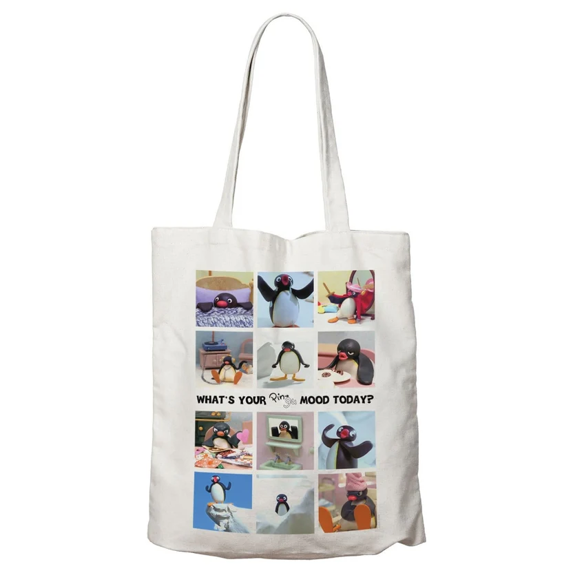 Geantă tote Pingu Moods — fotografie Elbenwald