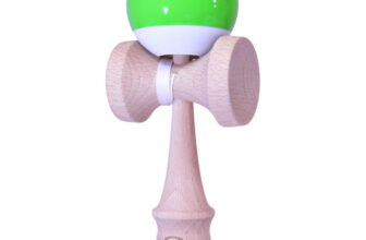 Kendama din lemn cu ken și tama, pentru antrenarea trick-urilor