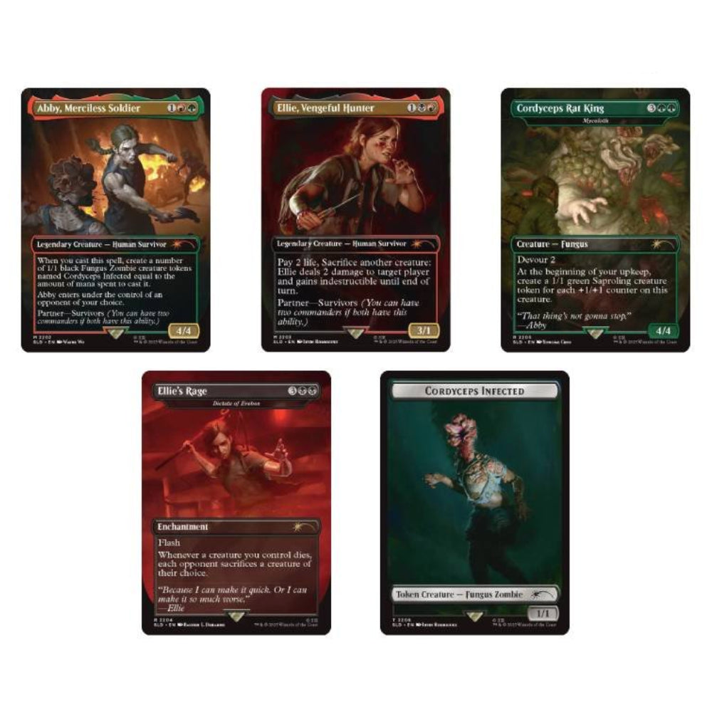 Secret Lair x The Last of Us Part II, pachet real de cărți Magic The Gathering