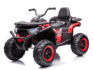 ATV electric 4×4 Kinderauto SuperOffroad 140W 12V, RC, music player, recomandat 3-9 ani, culoare Rosie